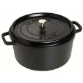 Кокот круглый, 24 см (3.8 л), черный Staub