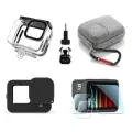Набор аквабокс + кейс + силиконовый чехол + защитные стёкла для GoPro HERO 12 11 10 9