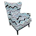 Кресло SAV Zigzag Blue 90х75х96см