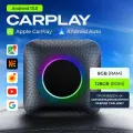 Carlinkit Беспроводной CarPlay TBox Ambient, Android 13, 8+128 Гб, 8-ядерный Qualcomm 6225