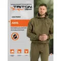 Противомоскитный костюм для туризма, охоты и рыбалки AXIS (100% Хлопок, Хаки) TRITON GEAR Размер 52-54 Рост 170-176