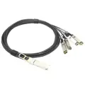 Модуль QSFP+ 40G Breakout DAC 4xSFP+ 3м