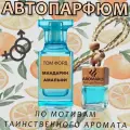 Автопарфюм ТОП миниатюра Мандарин Амальфи бай Том Форд, ароматизатор в авто AROMAKO