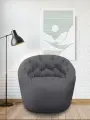 Бескаркасное кресло Butterfly Light Sofa - Luscious Grey (велюр, темно-серый) - кресло мешок xxxxl