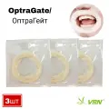 Ретракторы губ VRN стоматологический , стандартные OptraGate VRN / ОптраГейт бежевый , Размер: 87mm*87mm, ( Роторасширители, губодержатели, ретракторы ), 3 шт Инсидентал , Incidental .