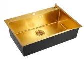 Мойка кухонная Emar PVD A EMB-125A PVD Nano Golden