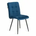 Стул обеденный TetChair Medeo Blue, велюр, 47х56х89 см.