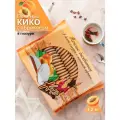 Печенье бисквитное кико в белой глазури с начинкой абрикос , 1,2 кг, Кинельский кондитер