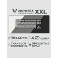 Игровой коврик VOROTEX XXL, 90х40 см, 4 мм, Keyboard on gray (Клавиатура на сером)