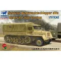 CB35172 Bronco Models Полугусеничный германский тягач SWS 1/35