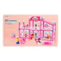 Дом для куклы с мебелью и фигурками, яркий набор, 52x8.5x30 см — для девочек 3+