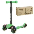 Самокат Slider Stile Stile, 3 колеса, складной, регулировка руля, зеленый