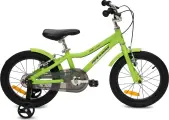 Велосипед детский Pifagor Pro Line 16, алюминиевая рама, 1 скорость, ободные тормоза, цвет Светло-зеленый