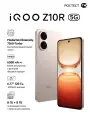 Смартфон iQOO Z10R 8+256 ГБ, AMOLED, 6500 мАч, стереодинамики, золотой