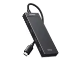 Хаб UGREEN CM806 (55334) 5-in-1 USB-C 10Gbps To 4xUSB-C 3.2 Hub With PD. Цвет: черный