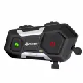 Переговорное устройство HEROBIKER для мотоциклетного шлема, водонепроницаемая гарнитура для шлема, мотогарнитура, беспроводной интерком 1200 м, HERO2S
