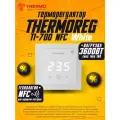 Терморегулятор электронный сенсорный для теплого пола Thermoreg TI-700 NFC белый с поддержкой NFC