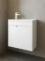 Тумба под раковину для ванной подвесная Uperwood Modul 60х21х60 см, белая матовая