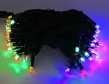 Уличная гирлянда 24V Laitcom Legoled 72 разноцветных LED лампы, 10 м, черный каучук, соединяемая, IP54, Laitcom