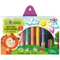 Карандаши цветные Гамма Малыш, 08цв, утолщенные, заточен, с точилкой, картон. упаковка, европодвес, 286566
