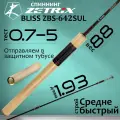 Спиннинг для рыбалки Zetrix BLISS ZBS-642SUL 1.93м 0.7-5гр, штекерный