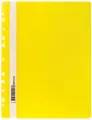 Скоросшиватель пластиковый с перфорацией BRAUBERG, А4, 140/180 мкм, желтый, 226587