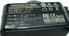 Блок питания для ноутбука DELL XPS 12 9250 5. V/3A, 9V/3A, 15V/3A, 20V/2.25A (Type-C) 45W