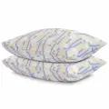Набор из двух наволочек сиреневого цвета с принтом Полярный цветок из коллекции Scandinavian touch, Tkano, TK22-PC0002