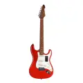 SAGA SMF1314RE - Электрогитара Stratocaster с чехлом, цвет красный