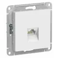 SE ATLASDESIGN розетка компьютерная RJ45, кат. 6A, механизм, лотос, SCHNEIDER ELECTRIC ATN001386 (1 шт.)