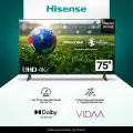 Телевизор Hisense 85A6N RU (2024), черный