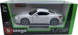 Машинка Bburago Porsche Cayman S 1:32 белый 18-43003