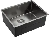 Кухонная мойка Emar EMB-123 PVD Nano Dark 54x42 см, вороненая сталь