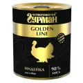 Корм для собак Четвероногий Гурман Golden Line, индейка 525 г