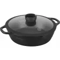 Сотейник Rondell Pacific Grey RDA-1907 28 см, 4.1л, с крышкой, графитовый
