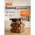 Банка для сыпучих продуктов (контейнер для круп) Mallony Idea, 626 мл
