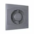 Вентилятор вытяжной Diciti SLIM 4C Dark gray metal, с обратным клапаном, тихий, D 100 мм,