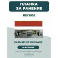 Медальная планка за легкое ранение