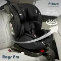 Автокресло Pituso Roys Pro для детей группы 0+/1/2/3 0-36 кг, Black/Черный, Черный вкладыш