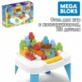 Конструктор MEGA Bloks Стол для игр с конструктором, с поворотными эффектами, 23 детали + 1 фигурка