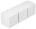 Блок-кубик для записей Attache, 90x90x90мм, белый, 3шт.