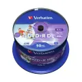 Оптические диски VERBATIM V DVD+R DL 8.5GB 8X PRINTABLE 50шт/упак. DVD+R