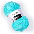 Пряжа Dolce (YarnArt), гол. бирюза - 746, 100% микрополиэстер, 5 мотков, 100 г, 120 м.