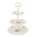Этажерка (горка) 3-х уровневая, Розовые цветы Соната 07196032-0013, Leander