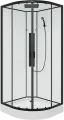 Душевая кабина Parly Ami 90x90, профиль черный AMI