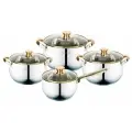 Набор Кастрюль из 8-и предметов KL-4299