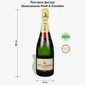 Аксессуар для фотосессий, Indoor-ad, Шампанское Moёt & Chandon ростовая фигура 1
