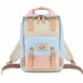 Рюкзак Himawari 188L-38 светло-голубой с розовым и бежевым
