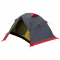Палатка Peak 2 (V2) Tramp, двухслойная, экстремальная, влагостойкость 8000 мм (серый)
