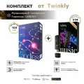 Умная гирлянда Twinkly Candies Pearls RGB, в форме жемчужин, 100 диодов, прозрачный провод, BT+WiFi, IP20Twinkly Music Dongle (TMD01USB)